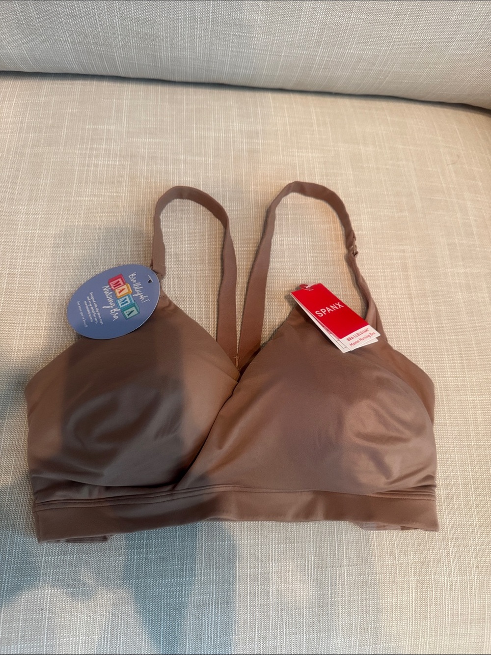 SPANX  Brown Wireless Comfort Nursing Bra - Smooth Support for Everyday Wear
